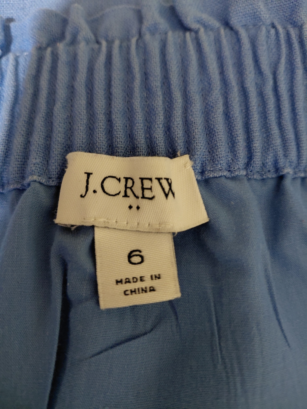 J. Crew Factory Periwinkle Scalloped-Hem Mini Skirt - Picture 4 of 5